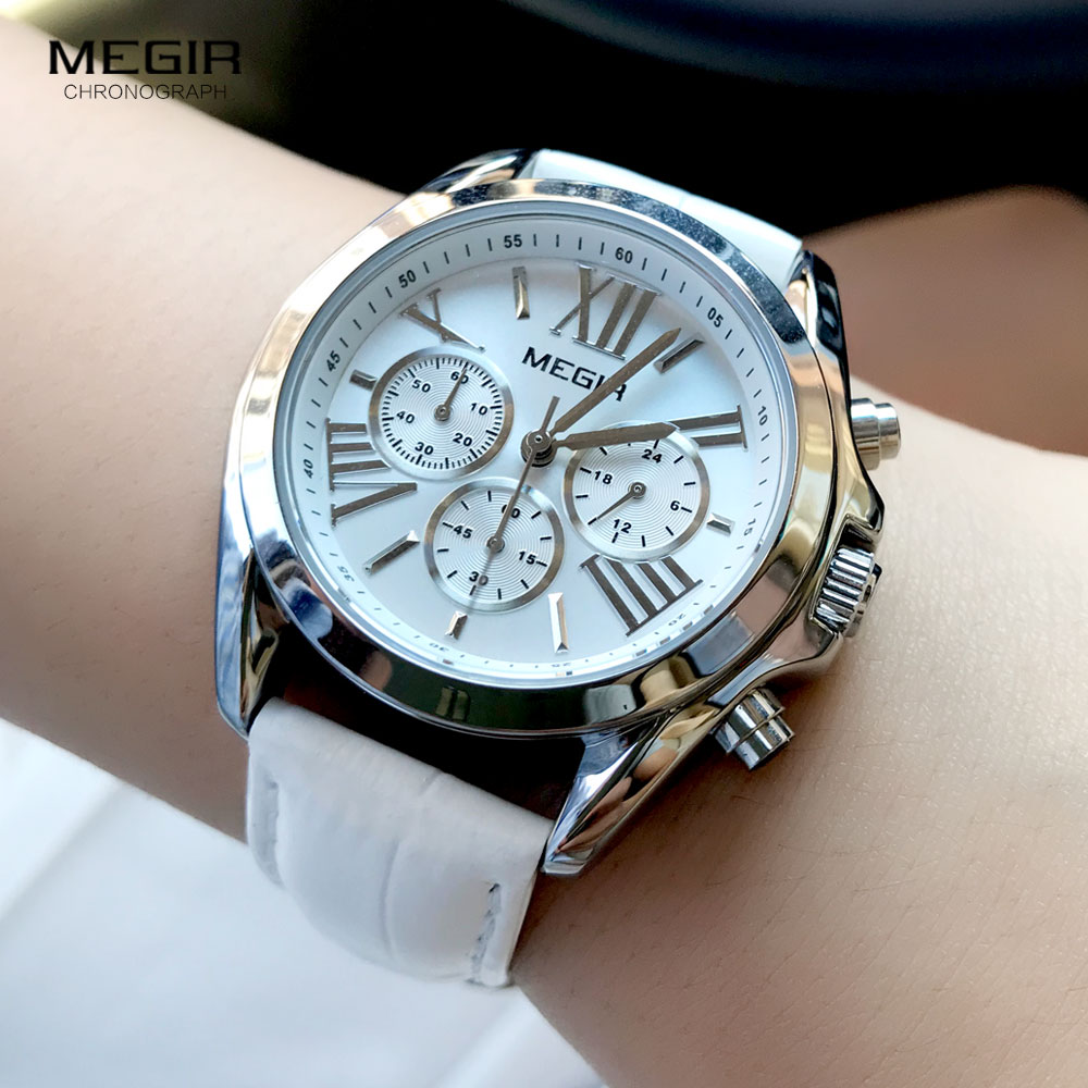 Mejer2019-ساعة جلد فاخرة للنسا - مراجعة Luxury Watch White وسعره