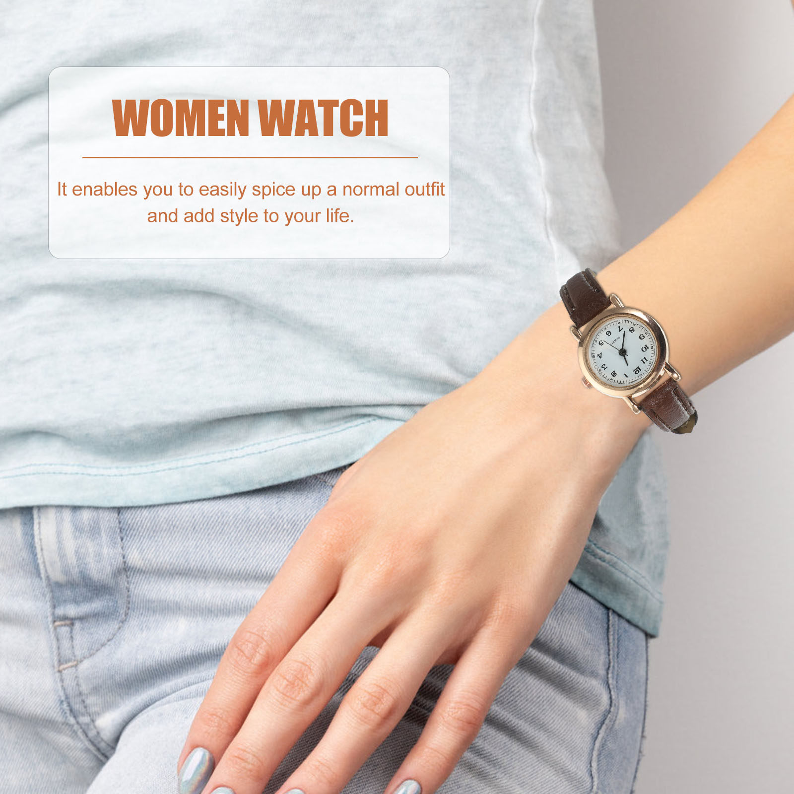 ساعة نسائية بسيطة وأنيقة بحزام - مراجعة Luxury Watch White وسعره