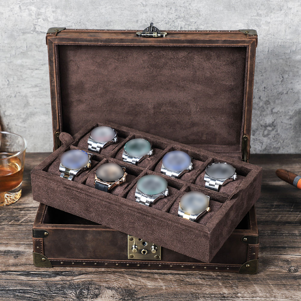 علبة ساعات جلدية فاخرة من CONT - مراجعة Luxury Watch Case وسعره