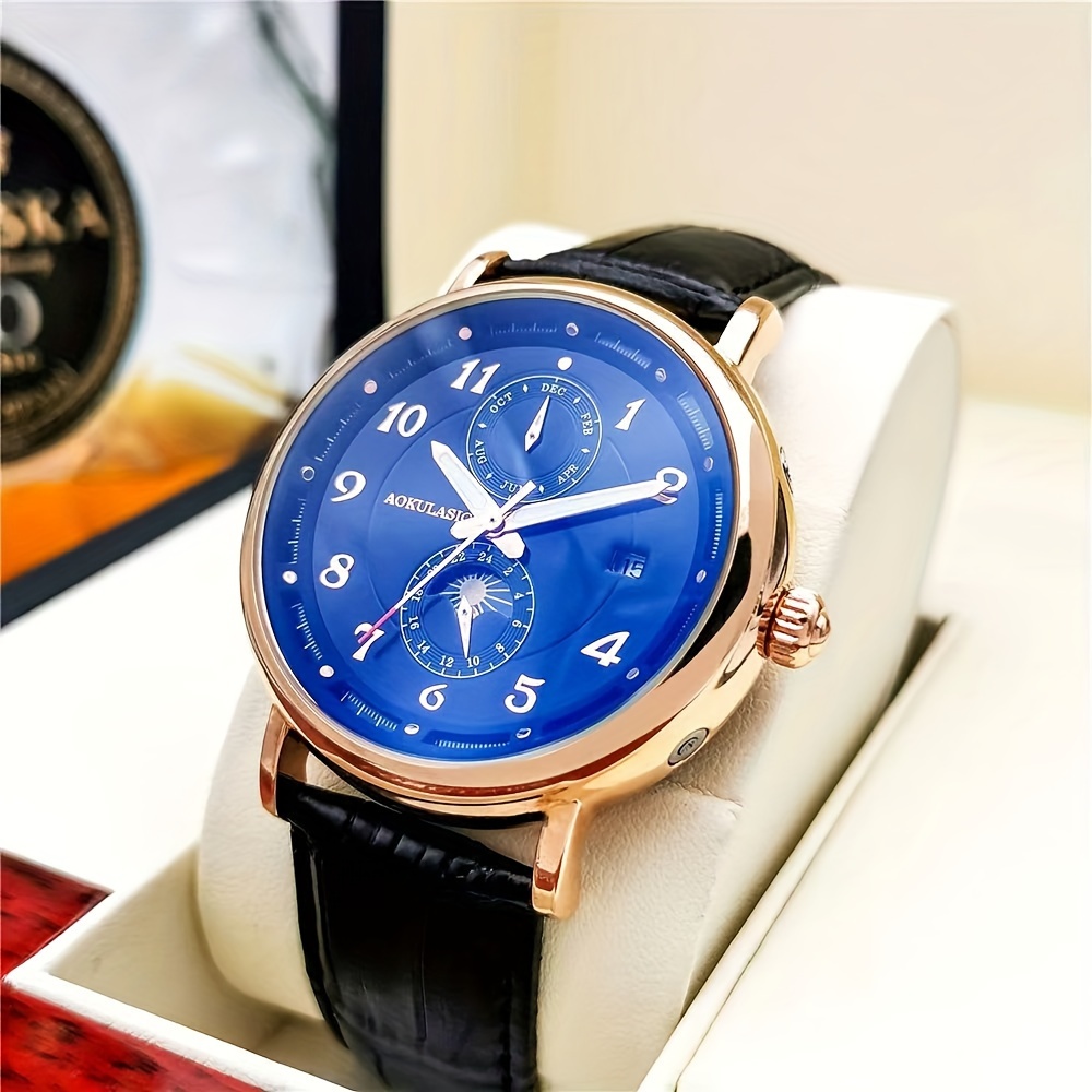 ساعة يد رجالية ميكانيكية فاخرة - مراجعة Luxury Watch Name Brands وسعره