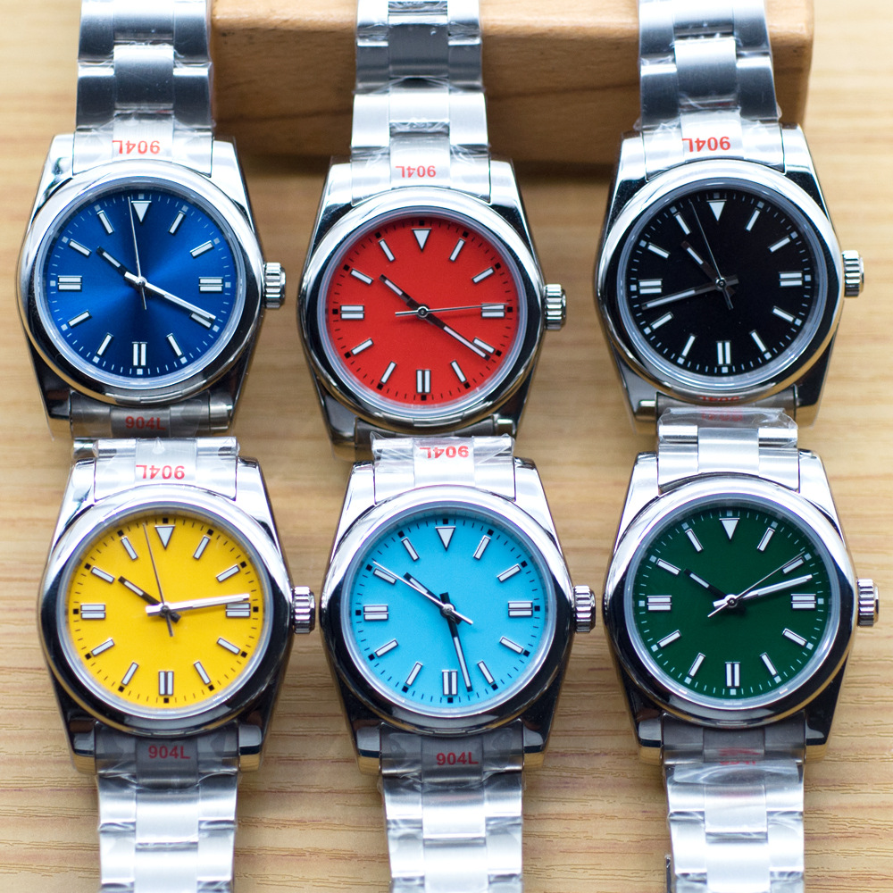ساعة يد رجالية 36 مم/40 مم بقر - مراجعة Luxury Watch Logo وسعره