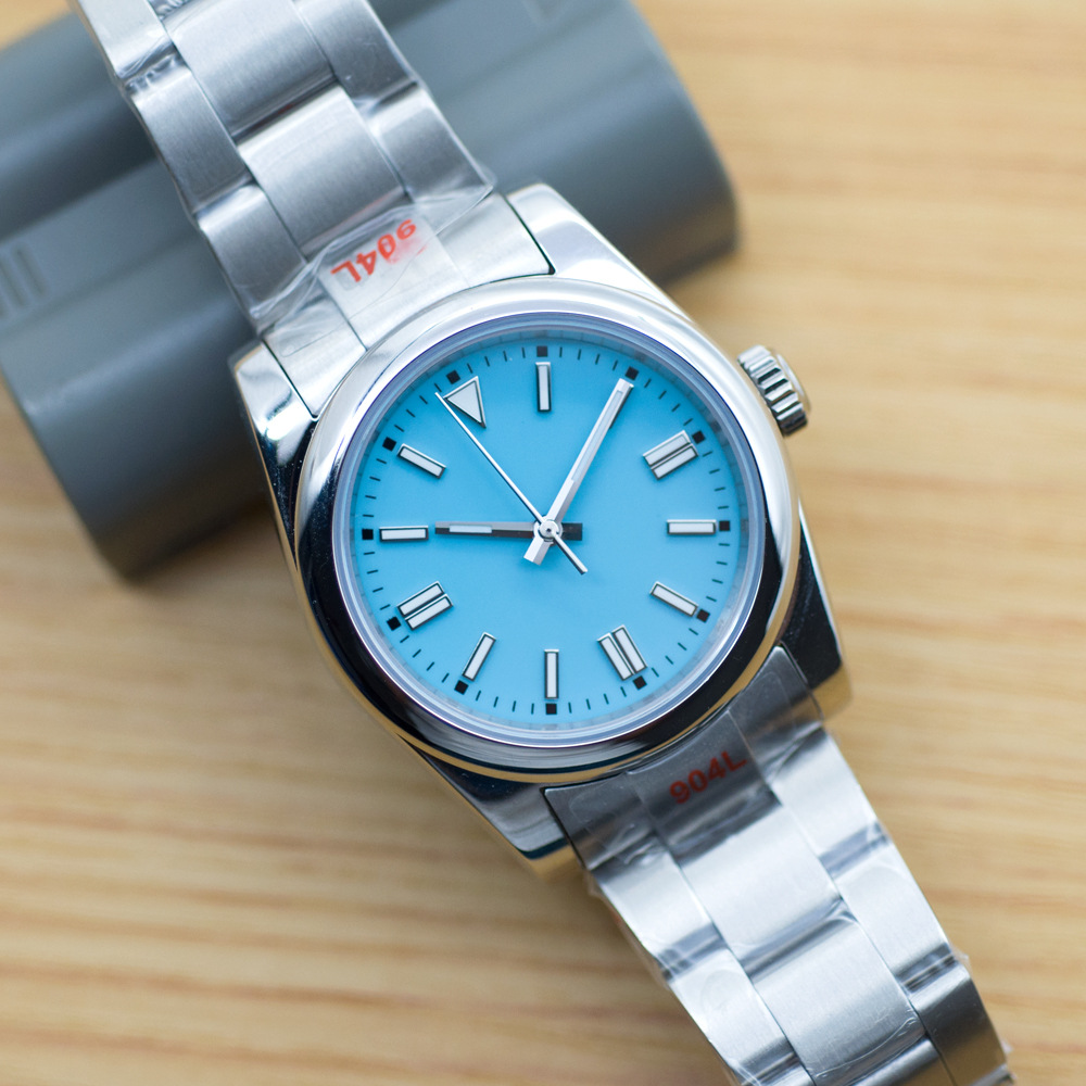 ساعة يد رجالية 36 مم/40 مم بقر - مراجعة Luxury Watch Logo وسعره