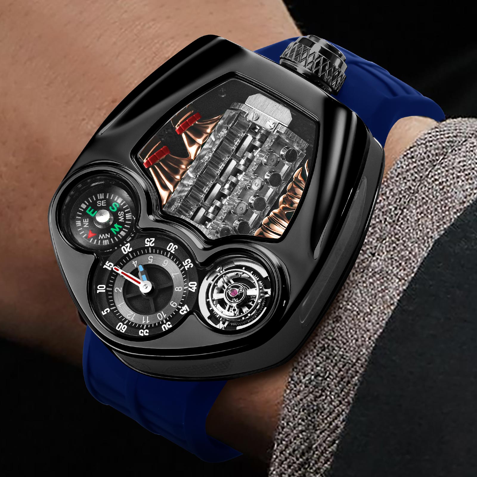 PINDU Design 2025 سلسلة المحرك - مراجعة Luxury Watch Jacob And Co وسعره