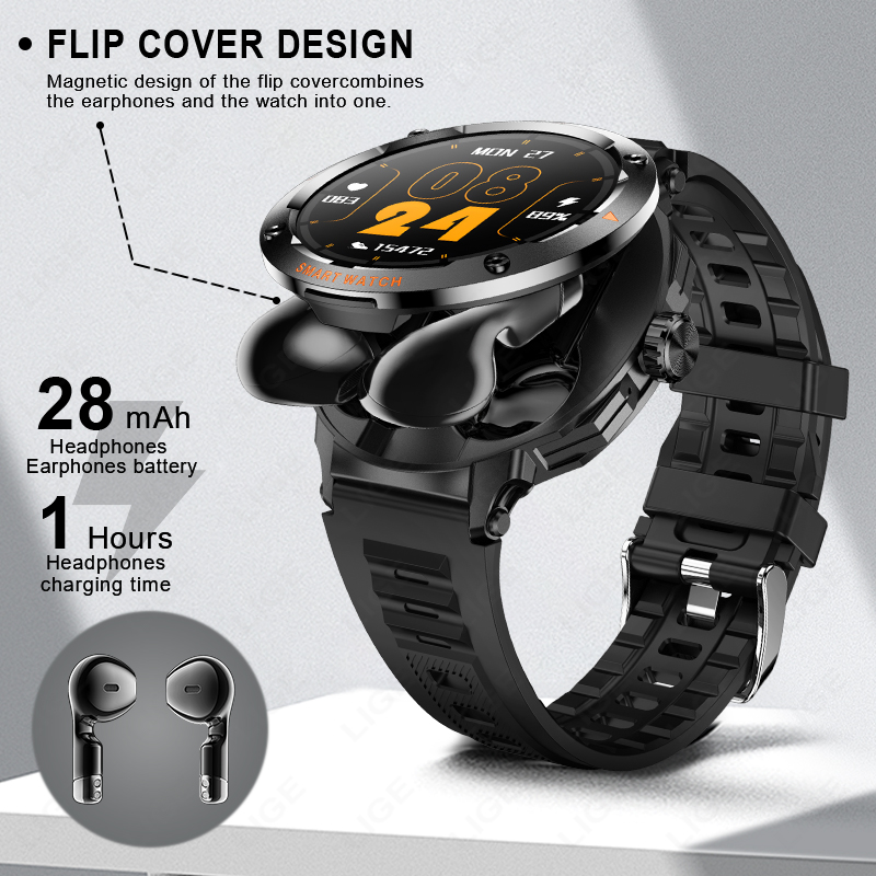 2025 ساعة ذكية TWS سماعات لاسل - مراجعة Luxury Watch On Wrist وسعره