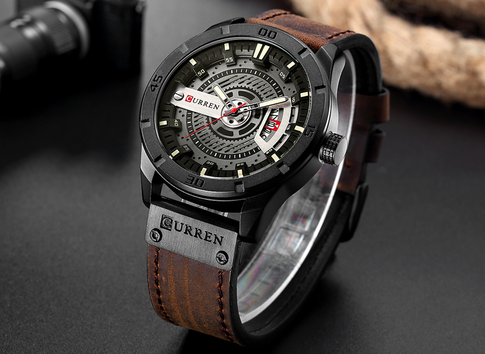 ساعة فاخرة ماركة CURREN ساعات  - مراجعة Luxury Watch Manufacturers وسعره