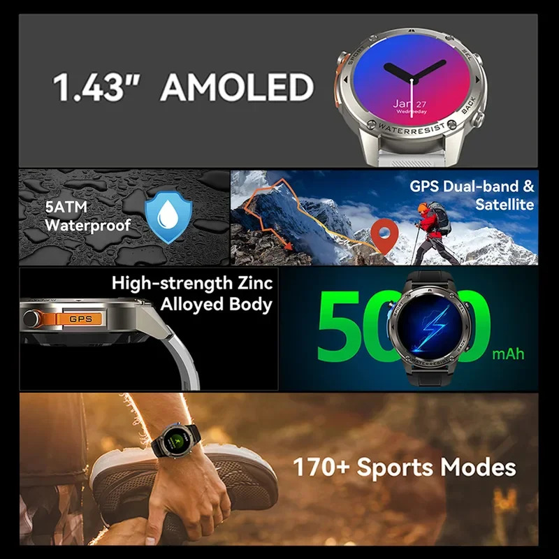 الساعات الذكية الفاخرة الذكور  - مراجعة Compass Watch Luxury وسعره