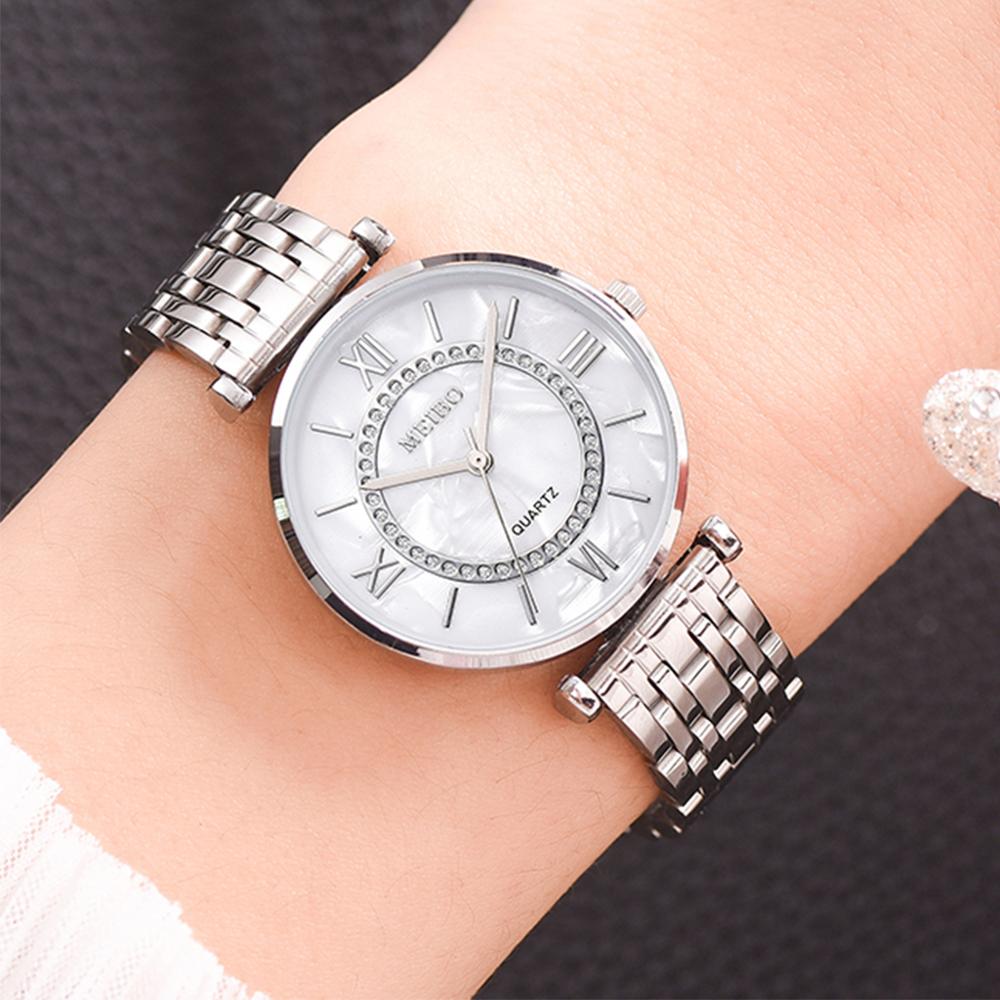 فاخر كريستال نساء ساعات يد الع - مراجعة Luxury Watch Green وسعره
