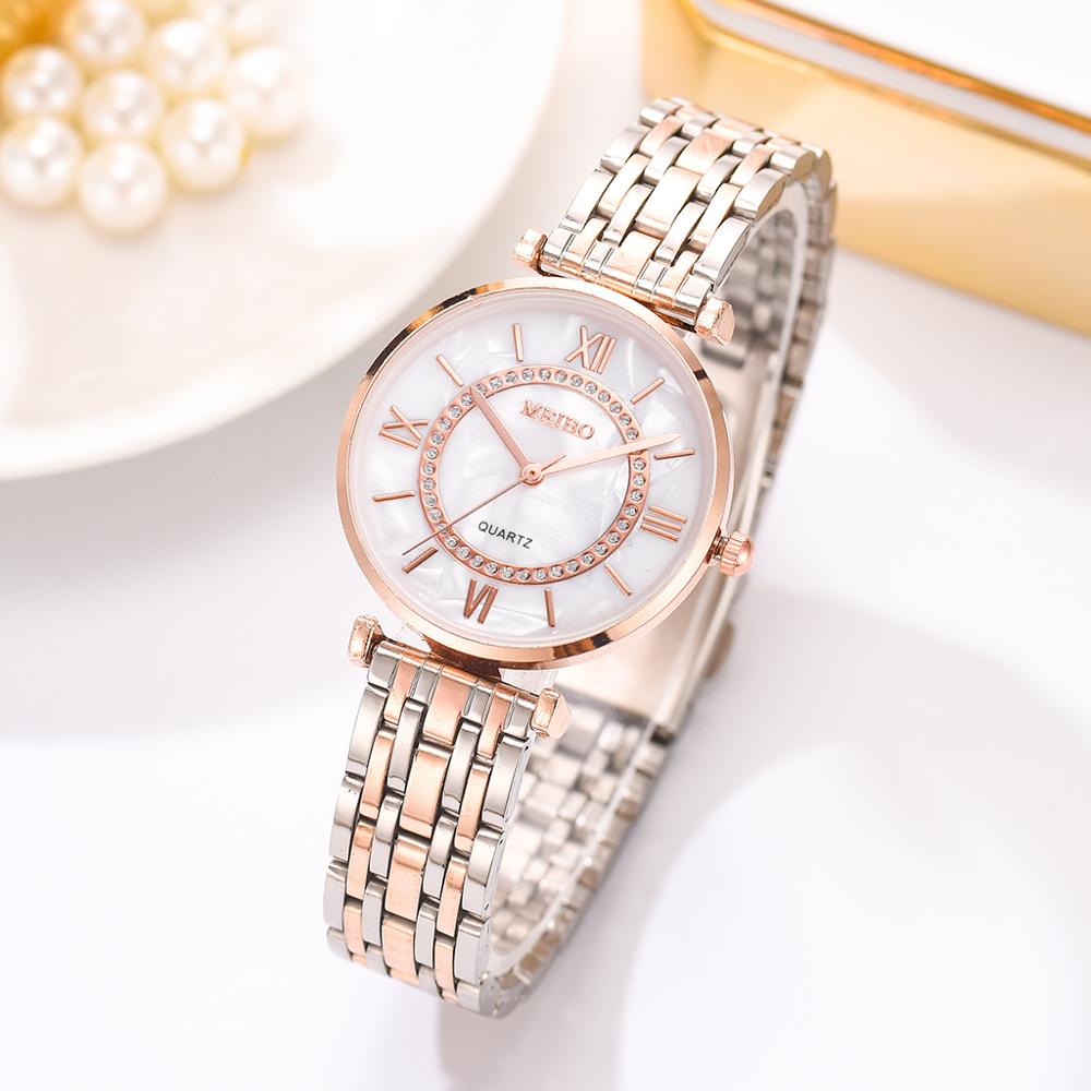 فاخر كريستال نساء ساعات يد الع - مراجعة Luxury Watch Green وسعره