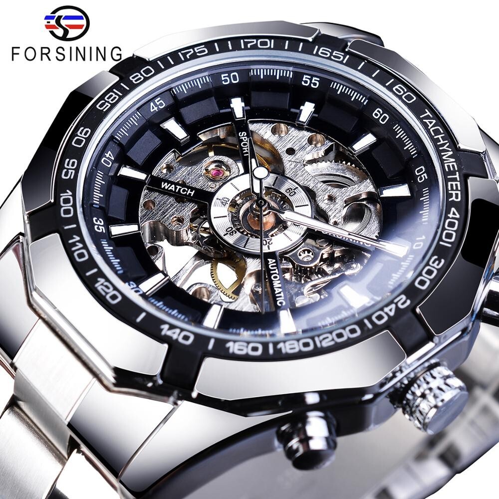 ساعة FORSINING التجارية الأوتو - مراجعة Luxury Watch Nice وسعره