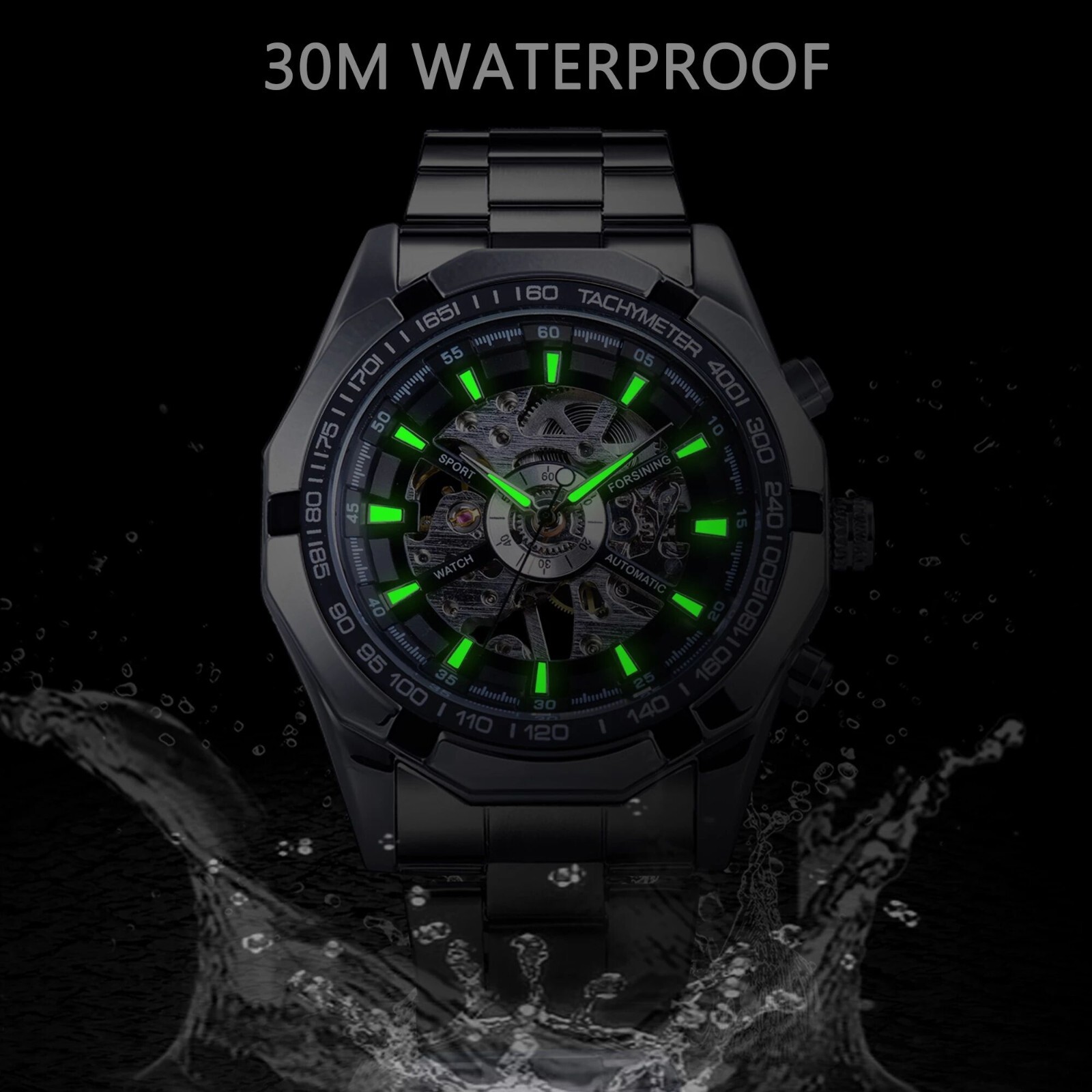 ساعة FORSINING التجارية الأوتو - مراجعة Luxury Watch Nice وسعره