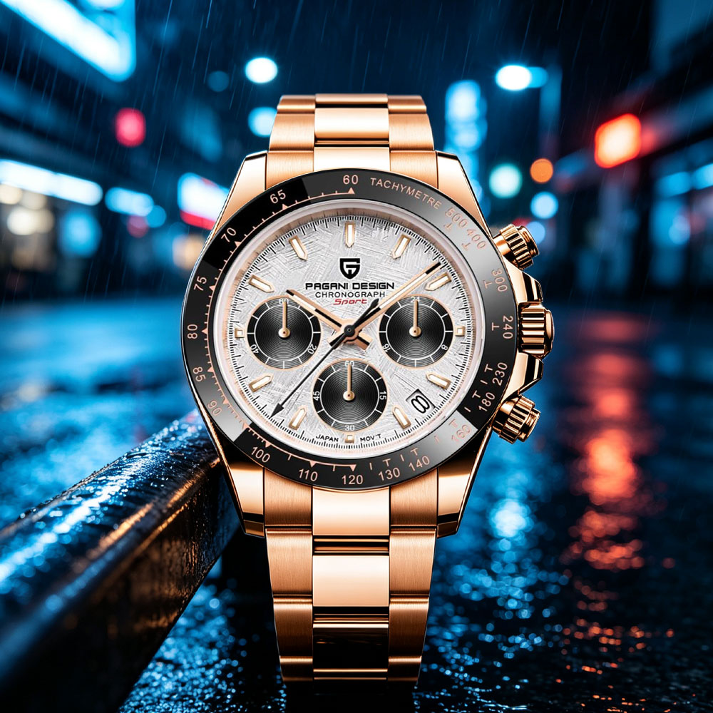 ساعة رجالية فاخرة من العلامة ا - مراجعة Luxury Watch Logo وسعره