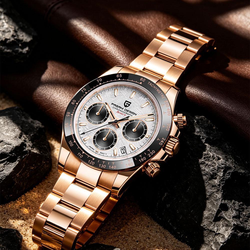 ساعة رجالية فاخرة من العلامة ا - مراجعة Luxury Watch Logo وسعره