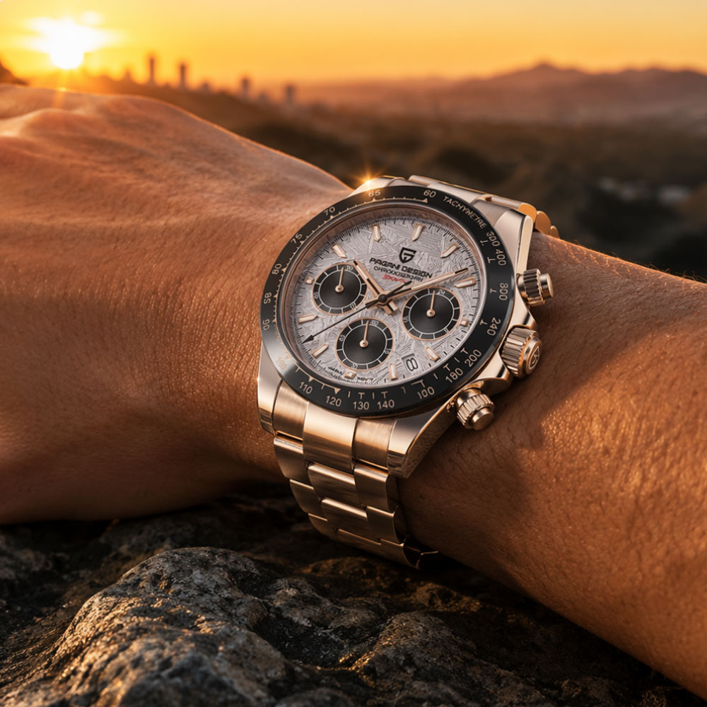 ساعة رجالية فاخرة من العلامة ا - مراجعة Luxury Watch Logo وسعره
