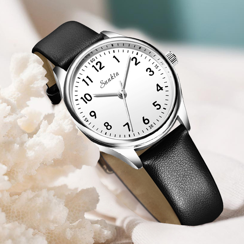 ساعة كوارتز للسيدات بتصميم بسي - مراجعة Luxury Watch White وسعره