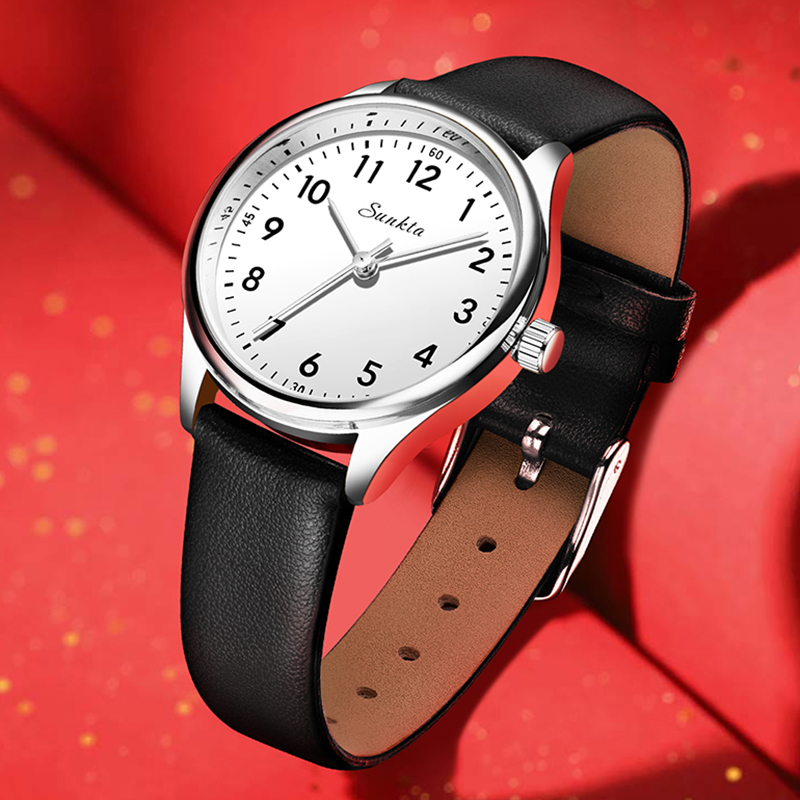 ساعة كوارتز للسيدات بتصميم بسي - مراجعة Luxury Watch White وسعره