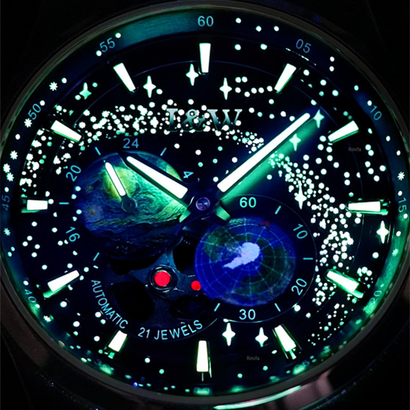 سويسرا I & W ساعة ميكانيكية لل - مراجعة Luxury Watch Hd وسعره