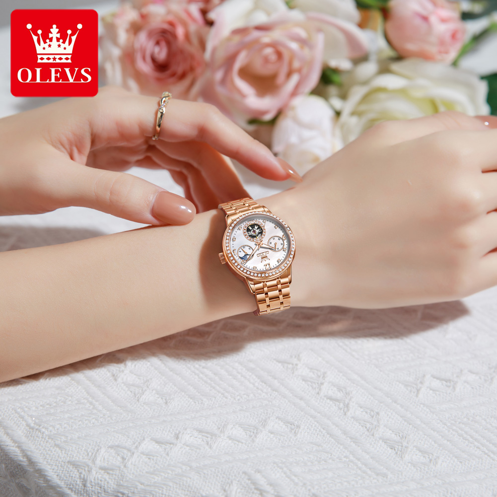 ساعات OLEVS النسائية من أفضل ا - مراجعة Luxury Watch Quartz وسعره