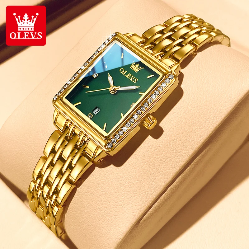 ساعة OLEVS 9995 للنساء، ساعة ف - مراجعة Luxury Watch Ladies وسعره