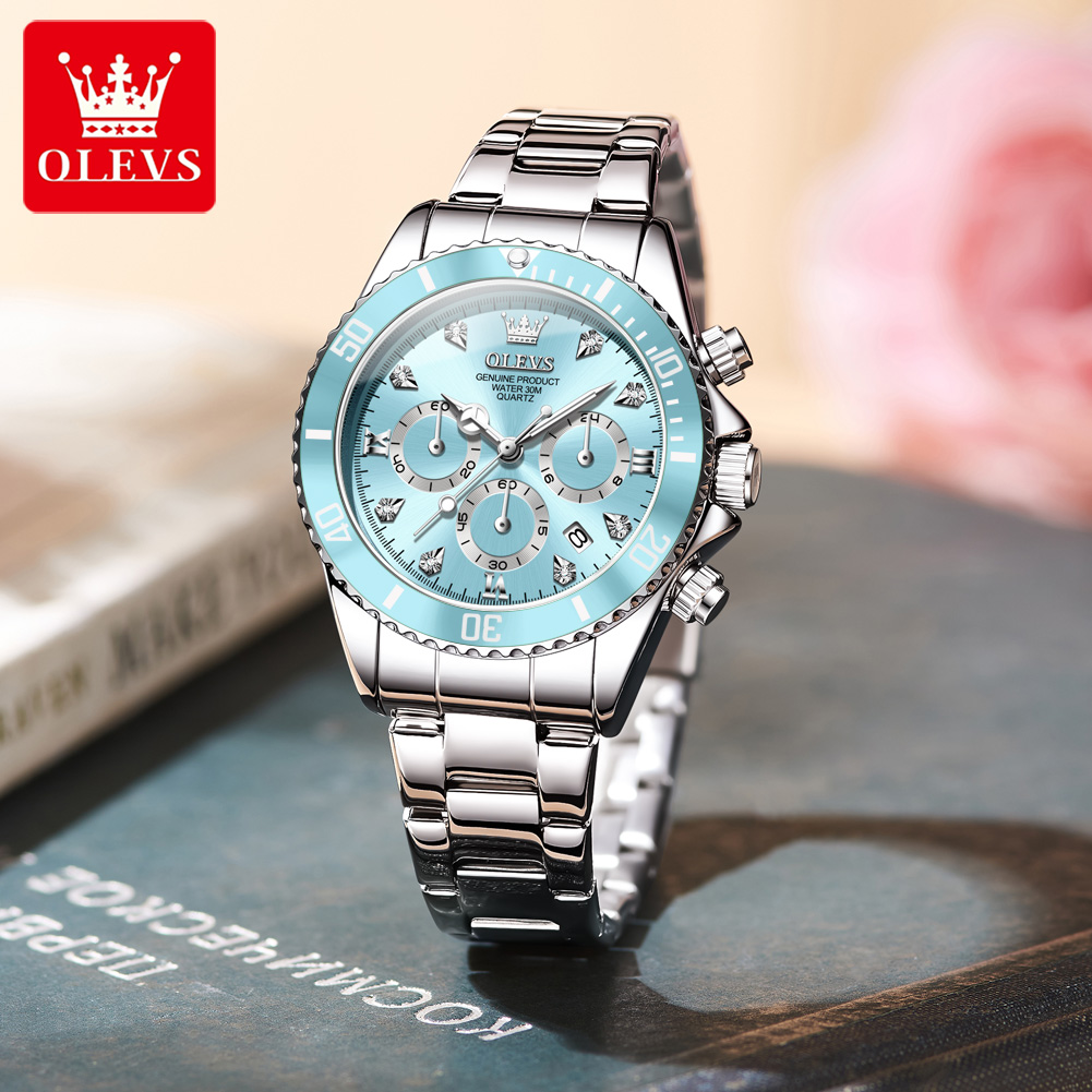 OLEVS ساعة نسائية 5632 ساعات ك - مراجعة Luxury Watch Quartz وسعره