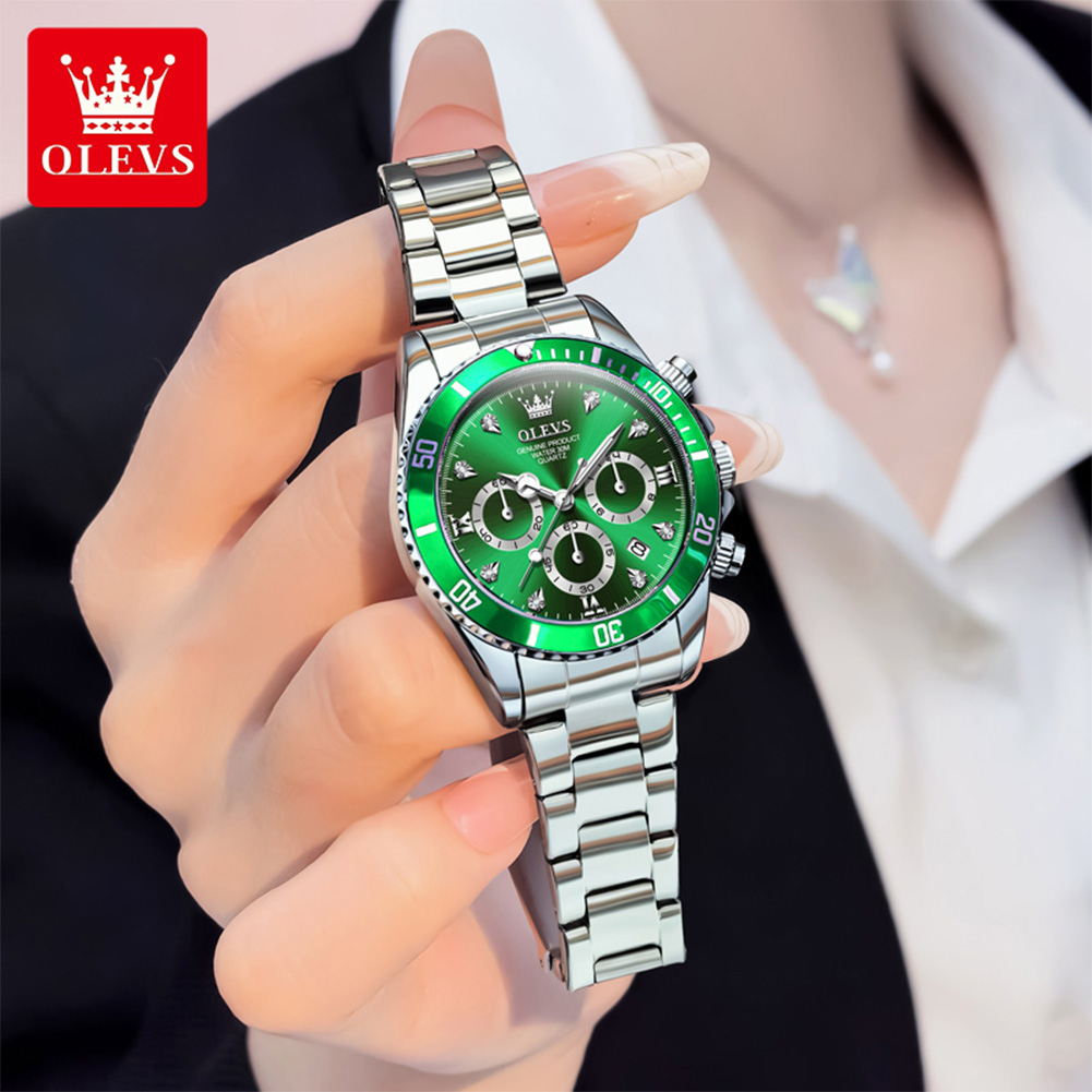 OLEVS ساعة نسائية 5632 ساعات ك - مراجعة Luxury Watch Quartz وسعره