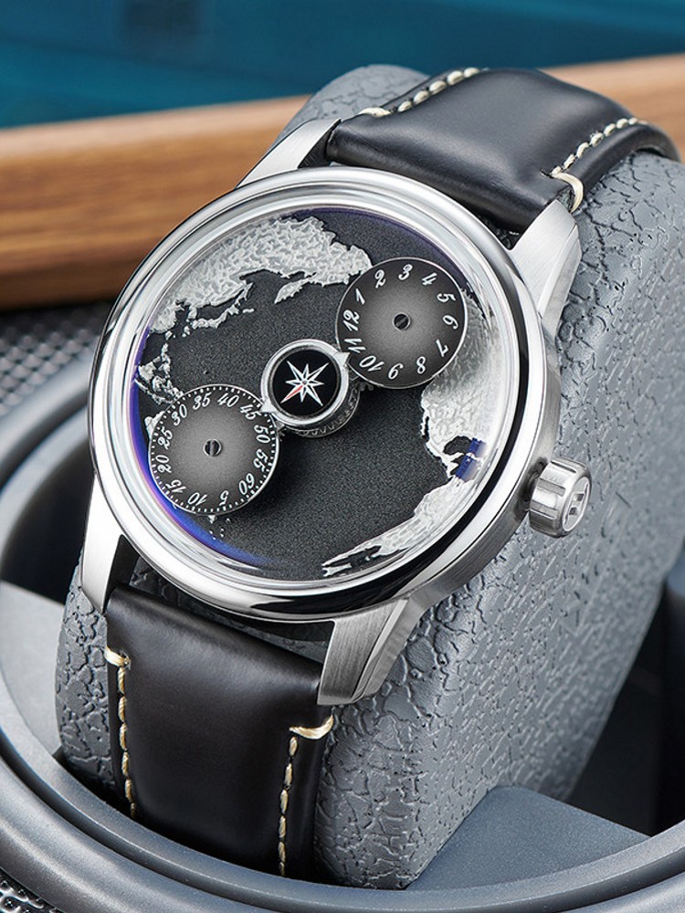 ساعات يد رجالية كاجوال للعمل م - مراجعة Compass Watch Luxury وسعره