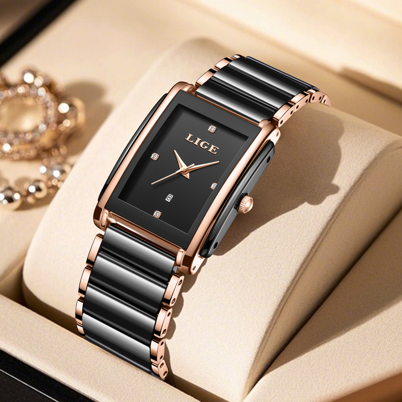 ساعات نسائية أنيقة من LIGE، سو - مراجعة Luxury Watch Case Travel وسعره