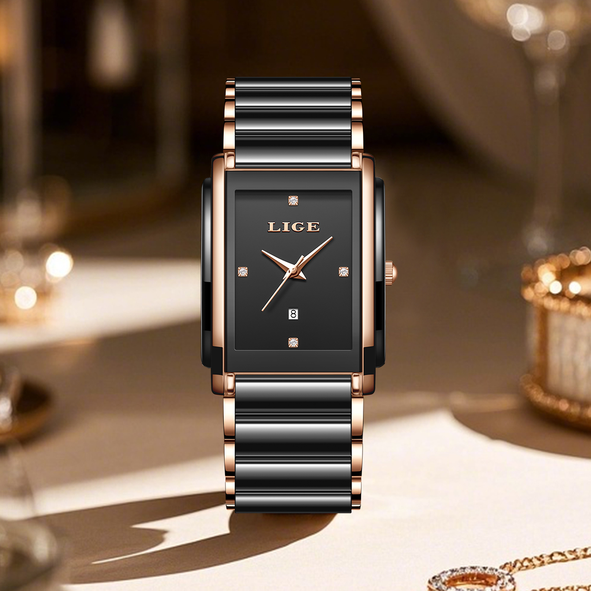 ساعات نسائية أنيقة من LIGE، سو - مراجعة Luxury Watch Case Travel وسعره