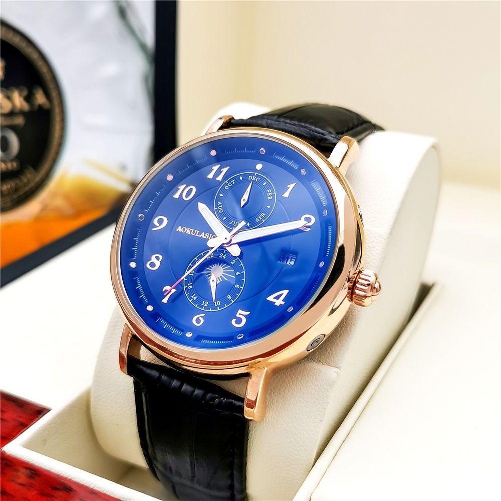 ساعة يد رجالية ميكانيكية فاخرة - مراجعة Luxury Watch Name Brands وسعره