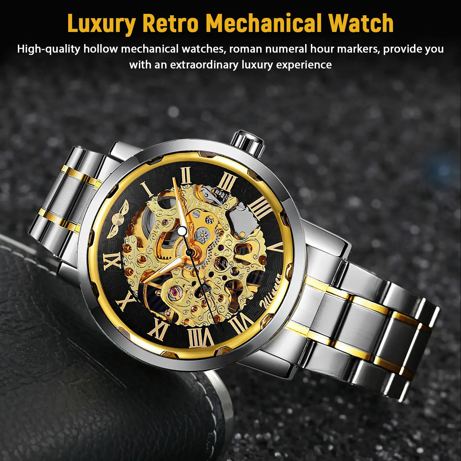ساعة يد رجالية بحزام من الفولا - مراجعة Luxury Watch Nice وسعره
