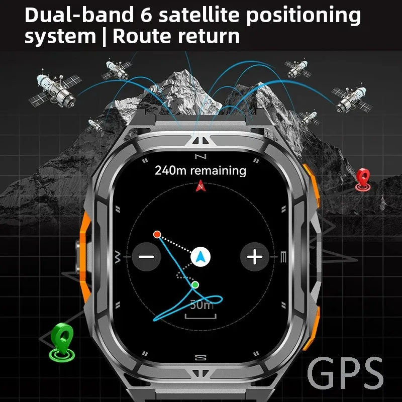 ساعة ذكية فاخرة بشاشة AMOLED م - مراجعة Compass Watch Luxury وسعره