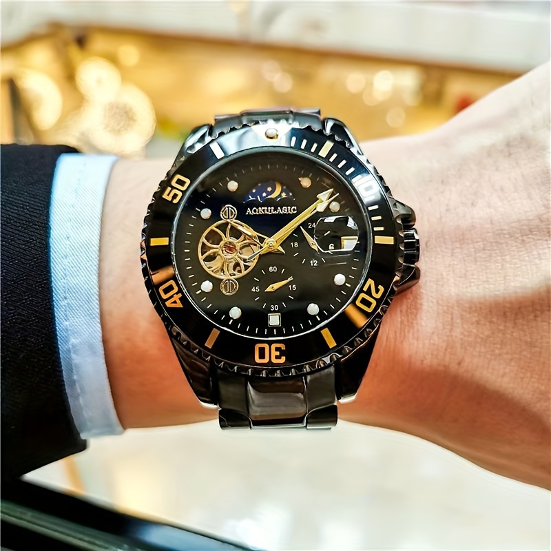 ساعة ميكانيكية أوتوماتيكية بهي - مراجعة Luxury Watch Name Brands وسعره