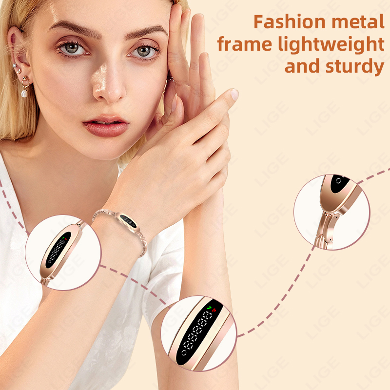 سوار LIGE 2026 الذكي الجديد خف - مراجعة Luxury Watch On Wrist وسعره