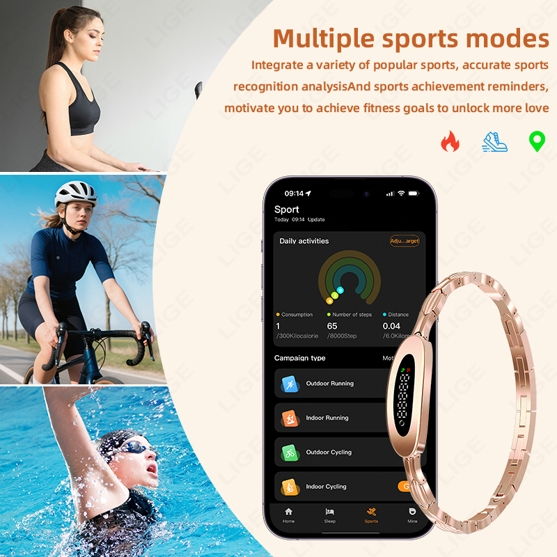 سوار LIGE 2026 الذكي الجديد خف - مراجعة Luxury Watch On Wrist وسعره