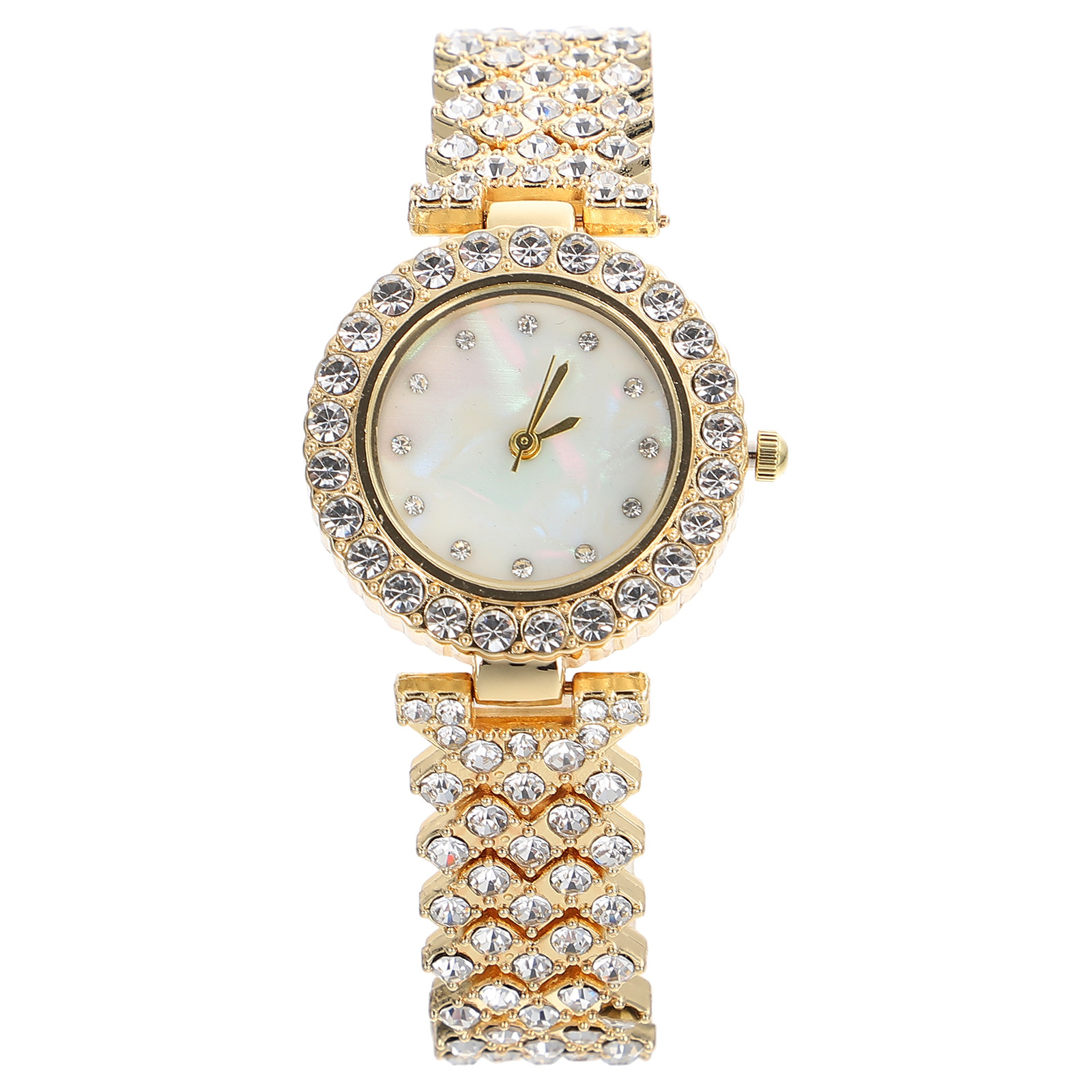 ساعة يد نسائية أنيقة مرصعة بال - مراجعة Luxury Watch White وسعره