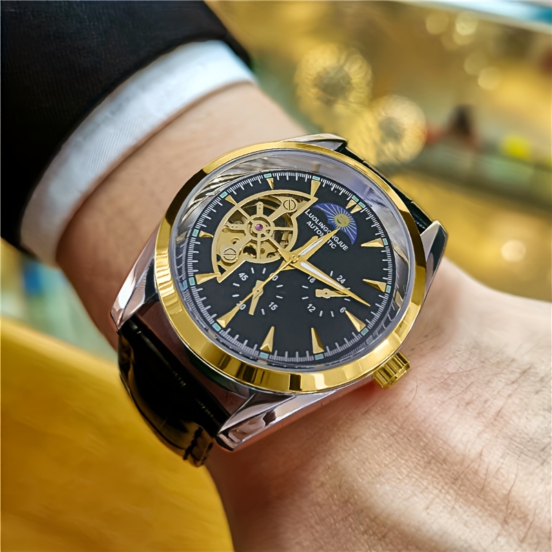 ساعة ميكانيكية رجال الأعمال ال - مراجعة Luxury Watch Name Brands وسعره