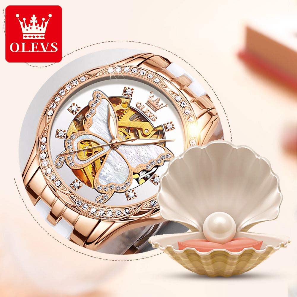 ساعة OLEVS 6622 الفاخرة للنساء - مراجعة Luxury Watch Hd وسعره
