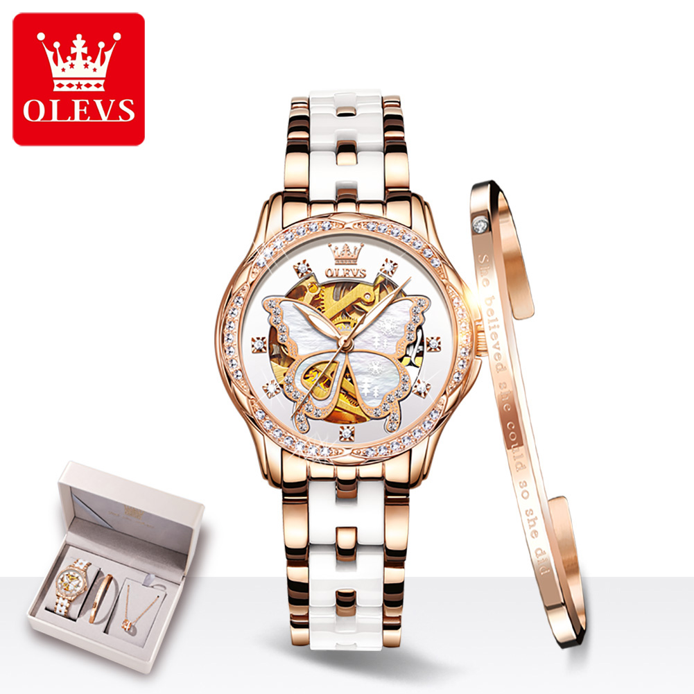 ساعة OLEVS 6622 الفاخرة للنساء - مراجعة Luxury Watch Hd وسعره