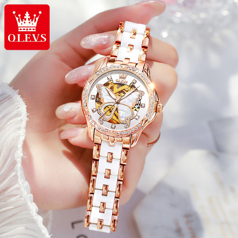 ساعة OLEVS 6622 الفاخرة للنساء - مراجعة Luxury Watch Hd وسعره