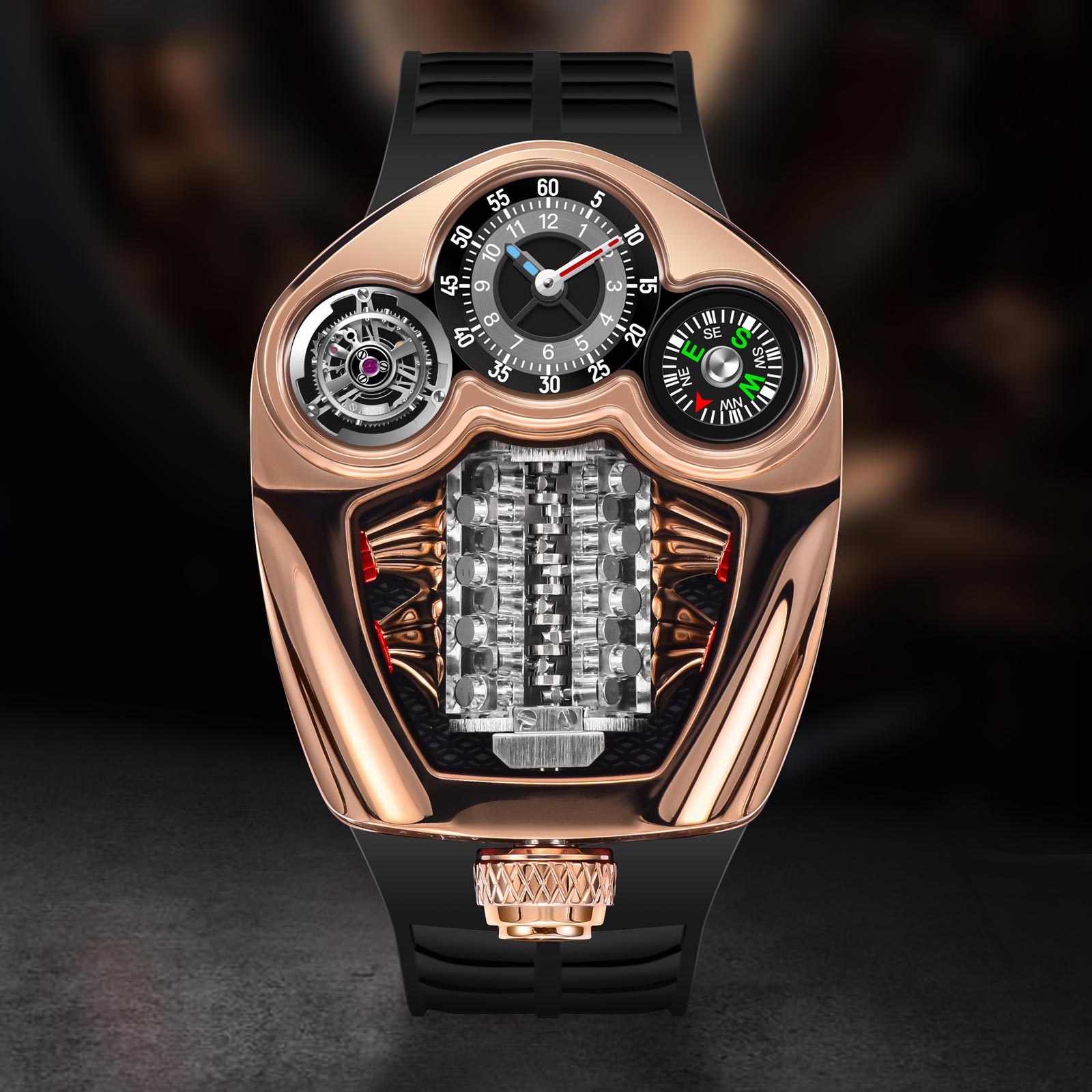 ساعة كوارتز رجالية من سلسلة PI - مراجعة Compass Watch Luxury وسعره